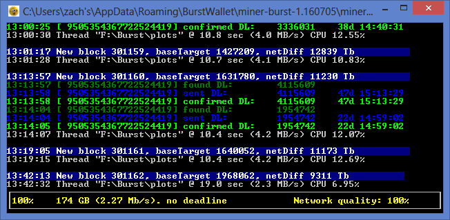 Is there anyone who mining burstcoin? / Newbie Corner / Arch Linux Forums