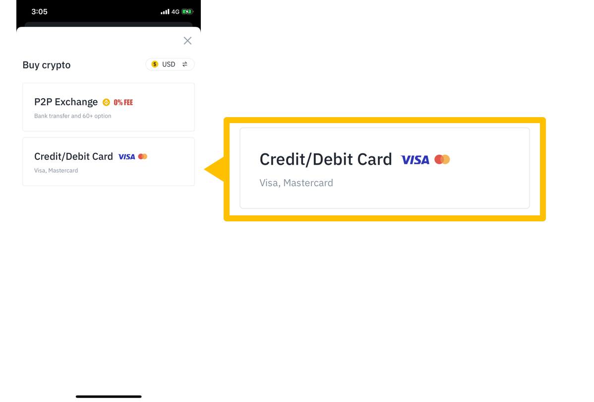 How to buy Bitcoin on Binance with credit card and what are the fees?
