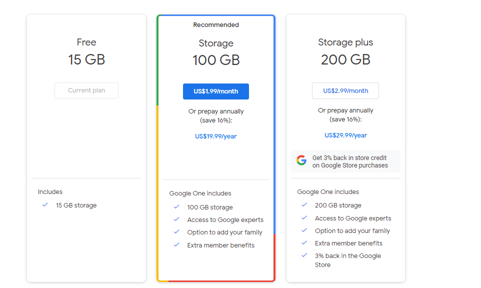 Personal Cloud Storage & File Sharing Platform - Google