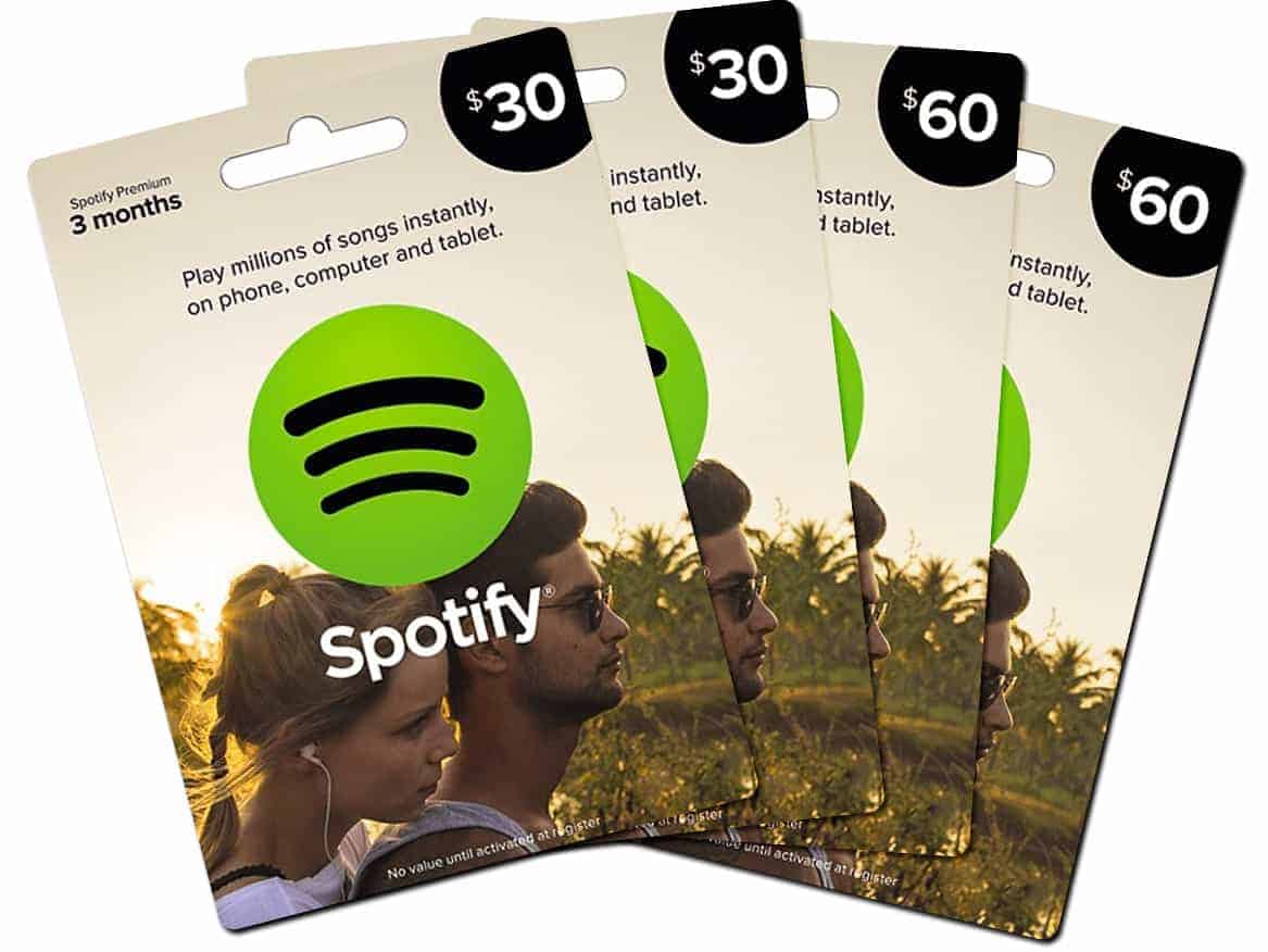 Gift cards - Spotify