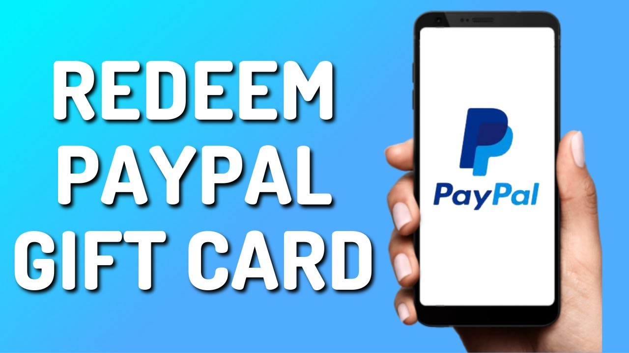 Paypal: How to add a gift card to your account