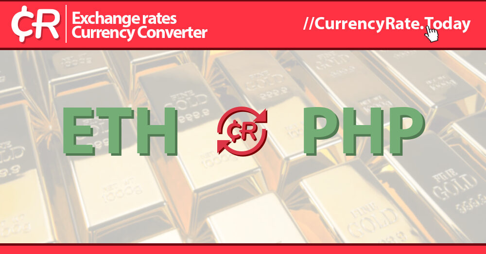 Convert ETH to PHP - Ethereum to Philippine Peso Calculator