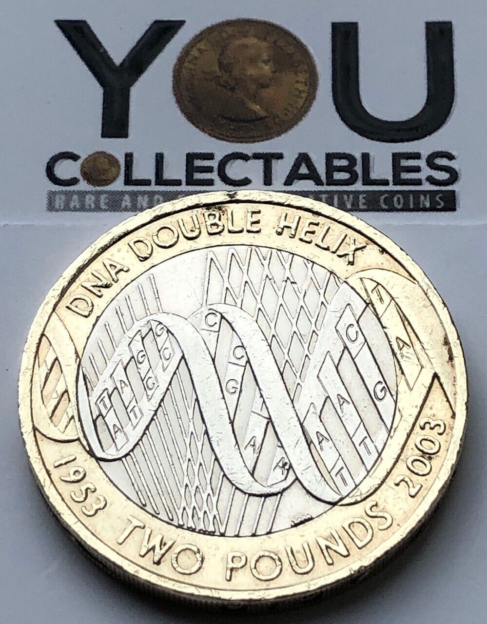 DNA Double Helix £2 Brilliant Uncirculated Coin Pack