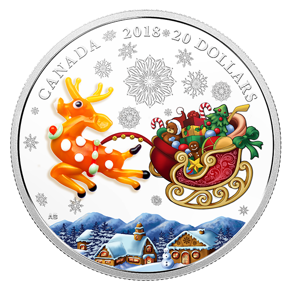 $50 The Magic of the Season - Pure Silver Coin