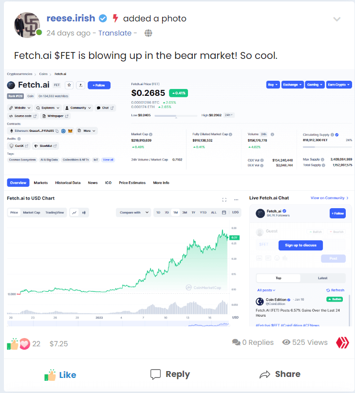 cryptolog.fun (SOMEE) live coin price, charts, markets & liquidity