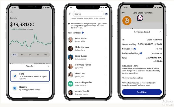 PayPal and Venmo will let you send cryptocurrency to third-party wallets