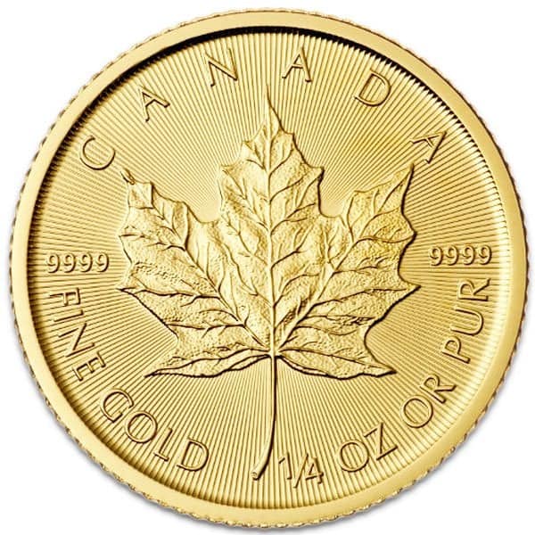 Buy 1oz Canadian Maple Leaf Gold Coin from the Royal Canadian Mint