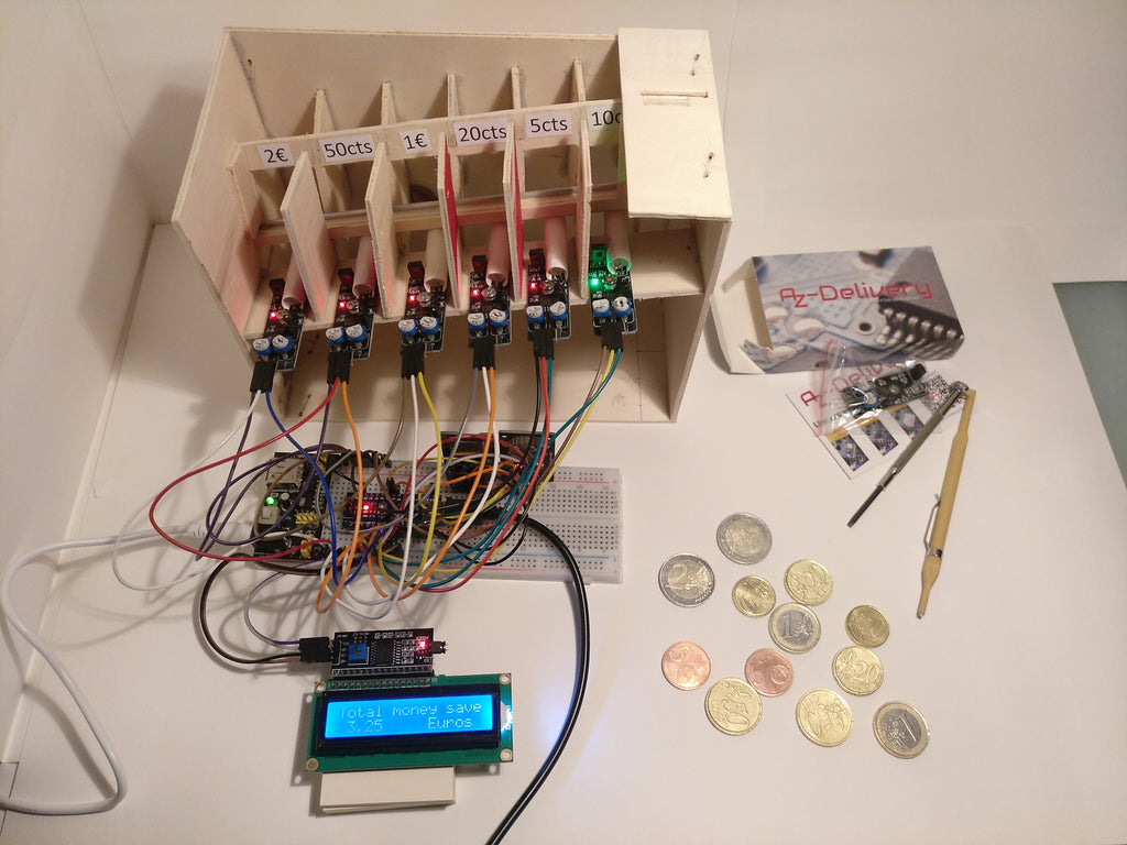 DIY Arduino based Coin Sorting Machine