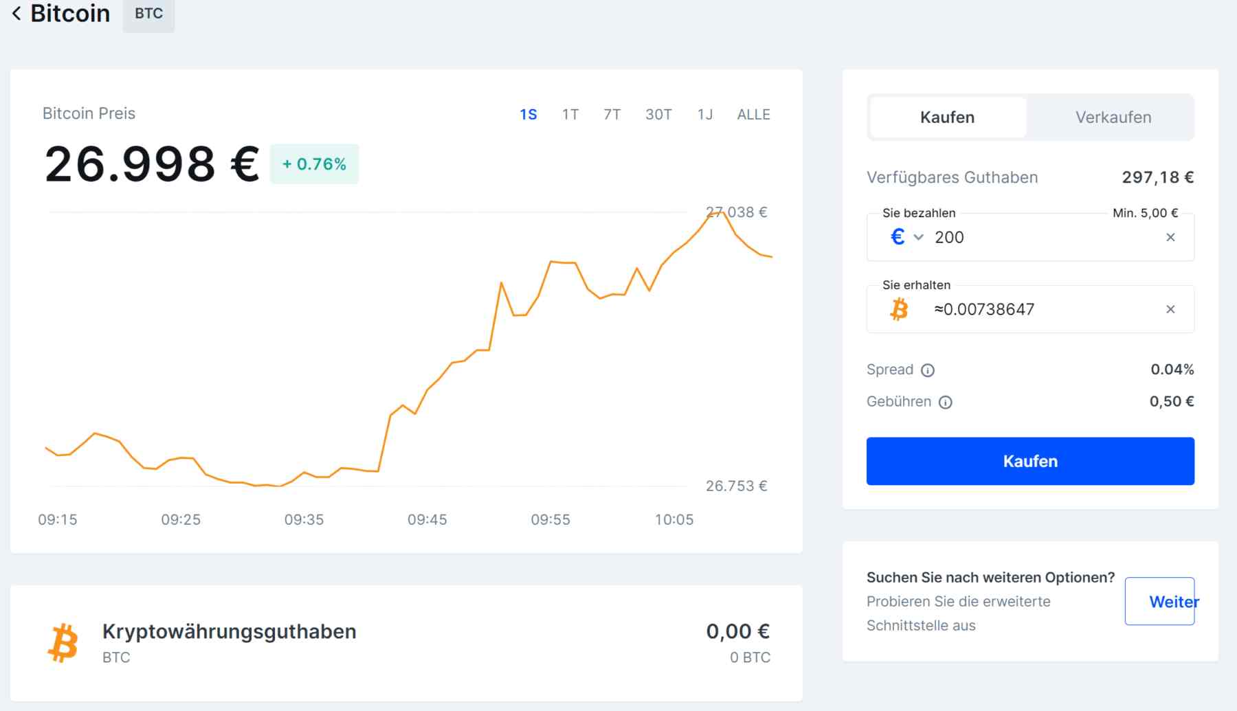 Bitcoin BTC sicher kaufen & verkaufen