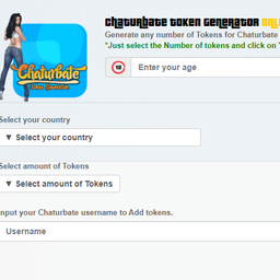 FREE Chaturbate Tokens (): % Working - Upto Tokens