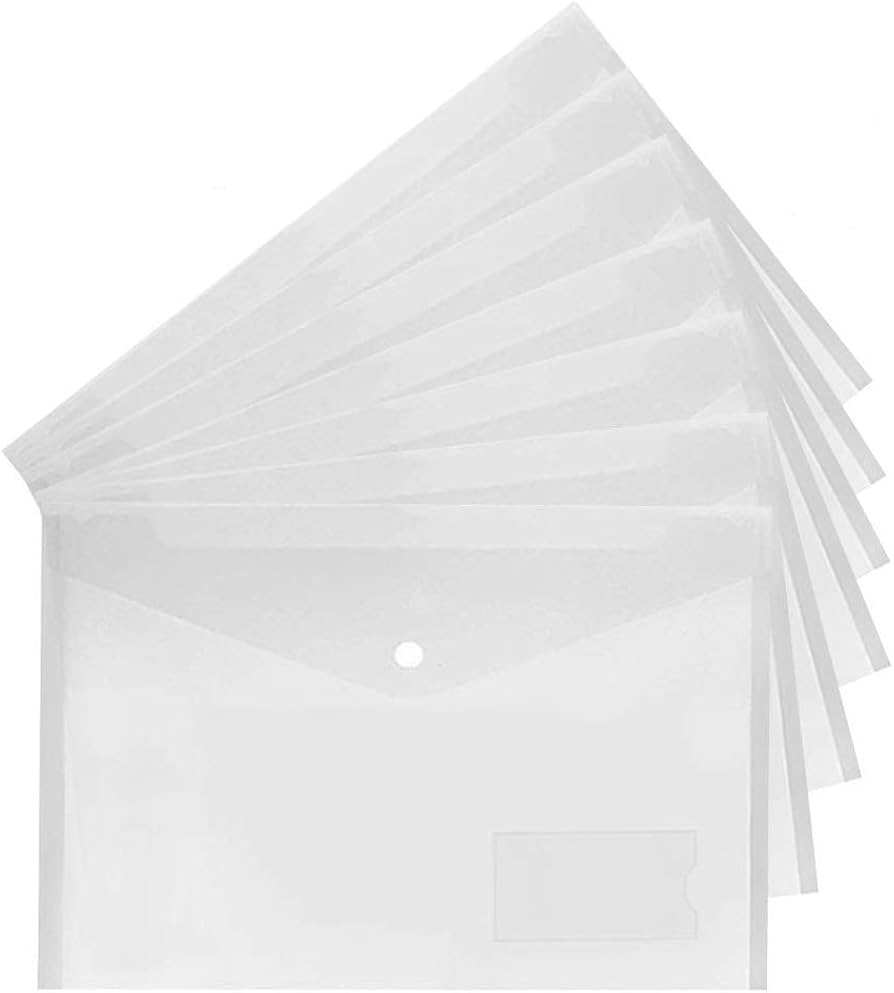 A4 Clear Punched Pockets | Document Wallets & | TTS