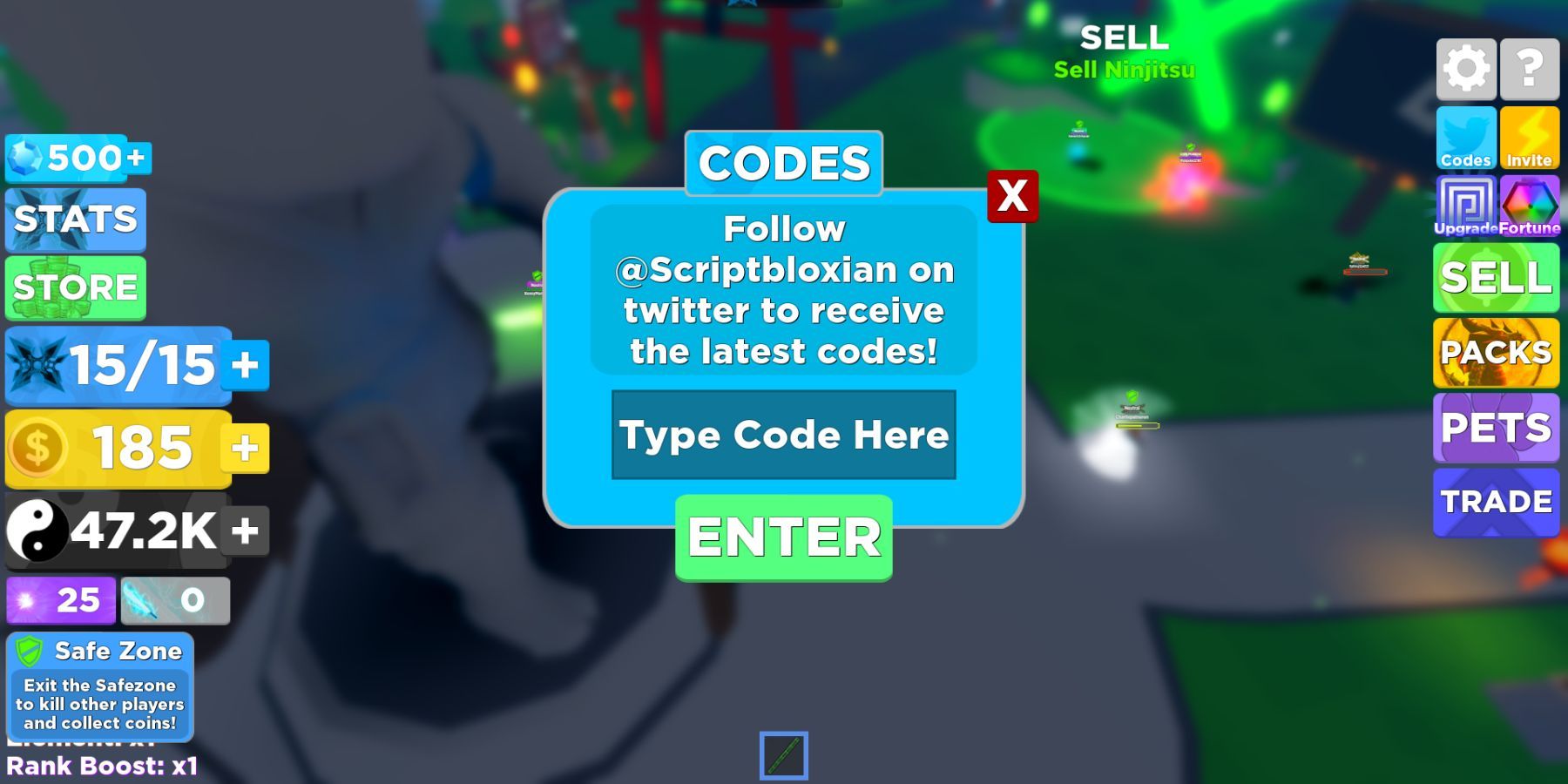 All Ninja Legends codes to redeem free Chi & Auto-Training