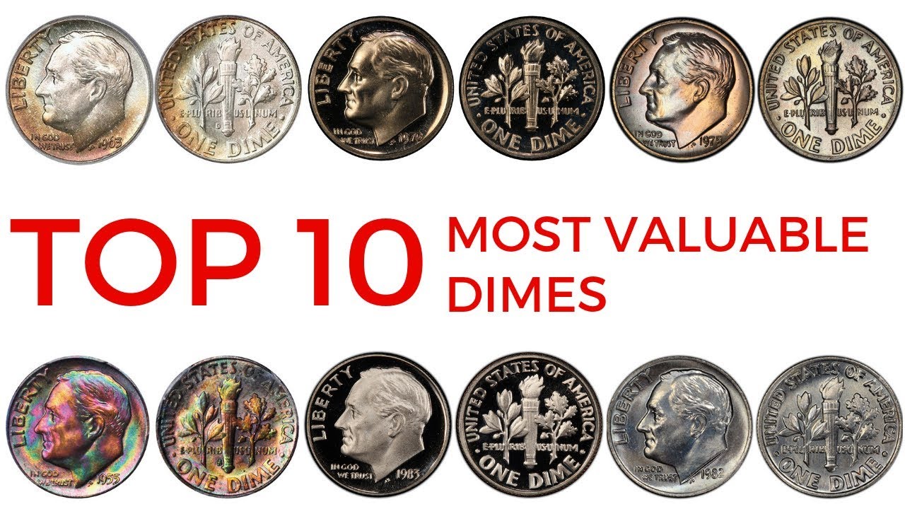 10 Most Valuable American Dimes in Circulation