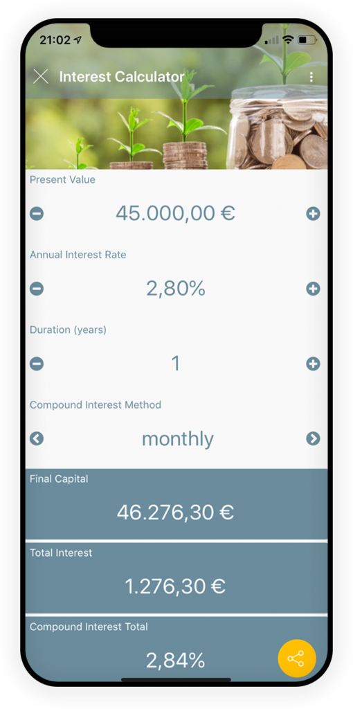 ‎Compound Interest Calc on the App Store