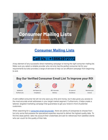 Get Mailing Lists & Leads for Your Business - Postalytics