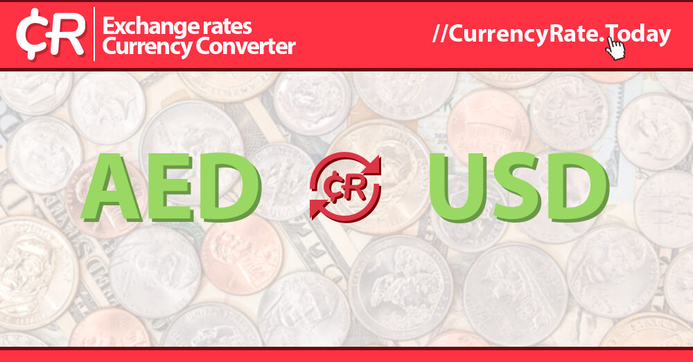 Million Dirhams (AED) to US Dollars (USD) - Currency Converter