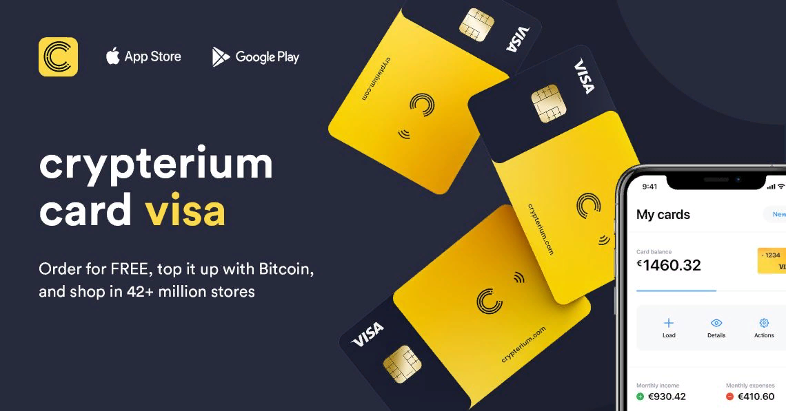 Crypterium Card Lineup Grows With a New VISA Edition Crypto Card