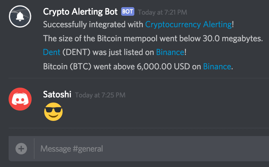 Cryptobot-discord bot for crypto