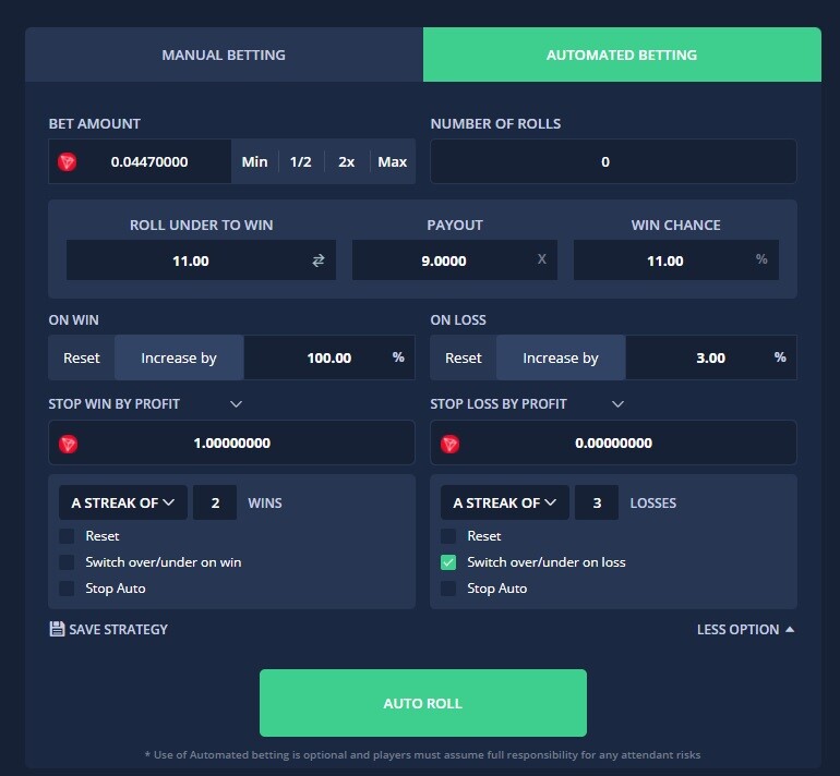 A Strategy for a Profitable Dice Betting - BitEdge Guide