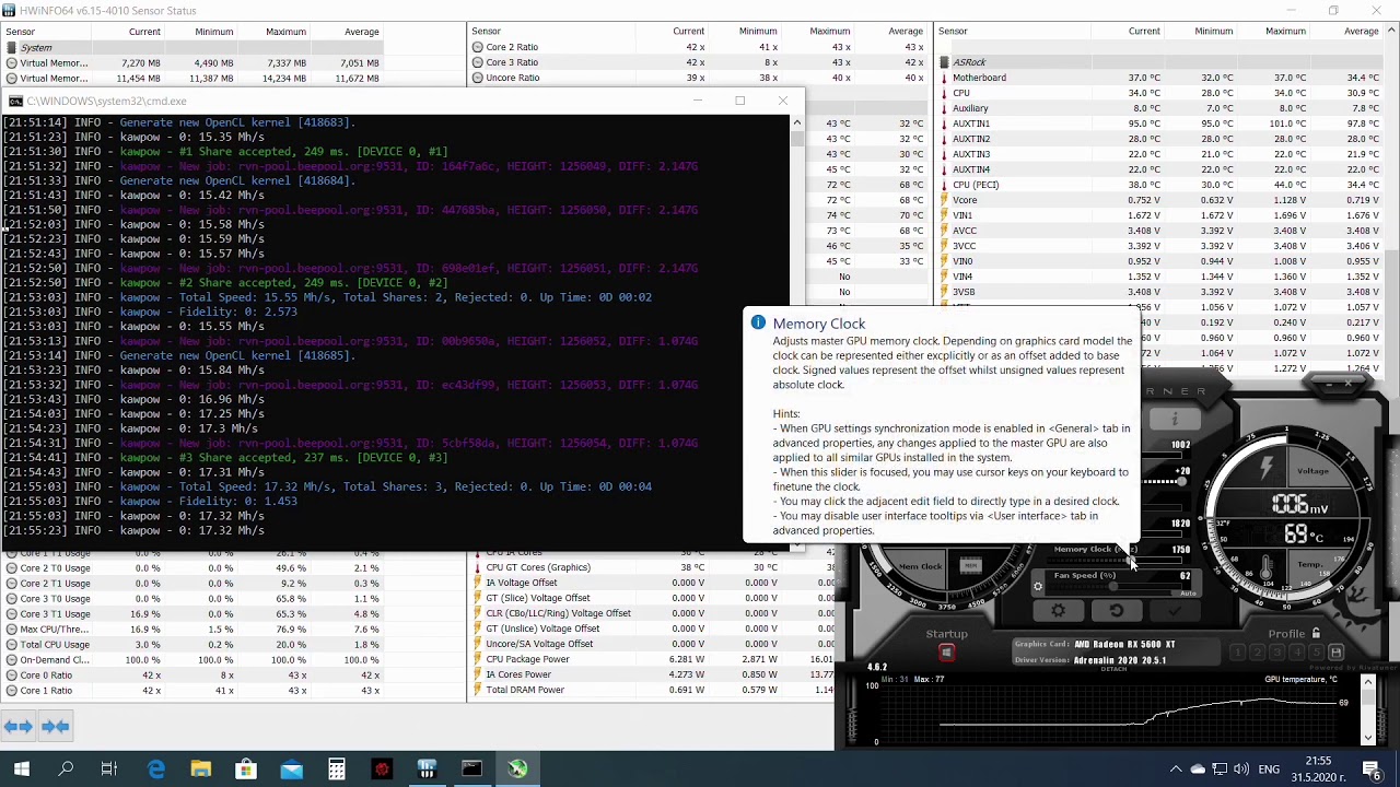 ⛏ AMD RX XT Mining Performance and Hashrate | Kryptex