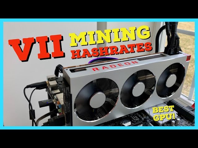 AMD Radeon VII Mining Settings and Hashrate