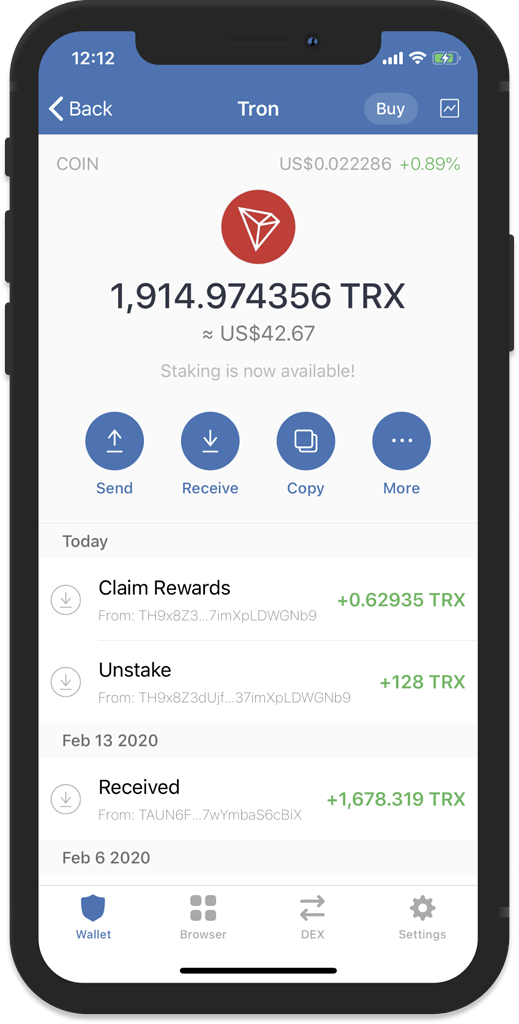 Staking Ethereum (ETH) on Trust Wallet | Lido: Help