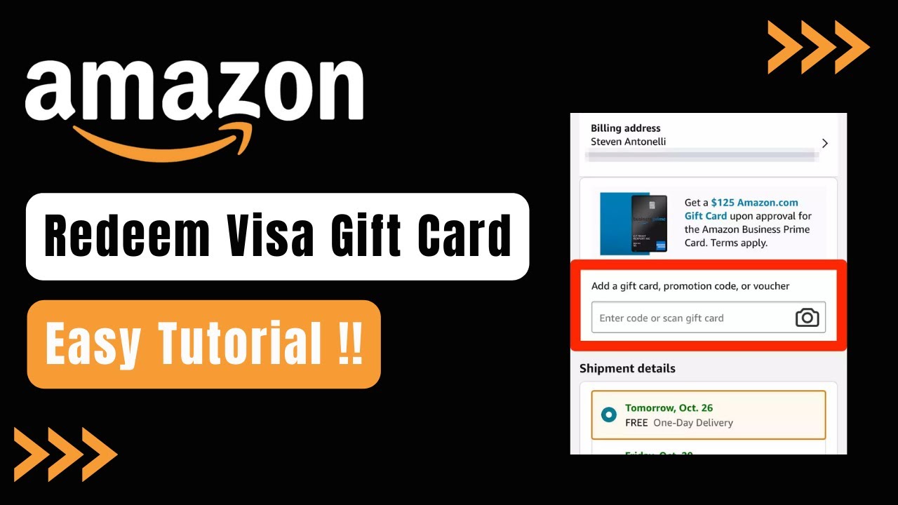 How to Use a Visa Gift Card on Amazon ( Ninja Hacks)