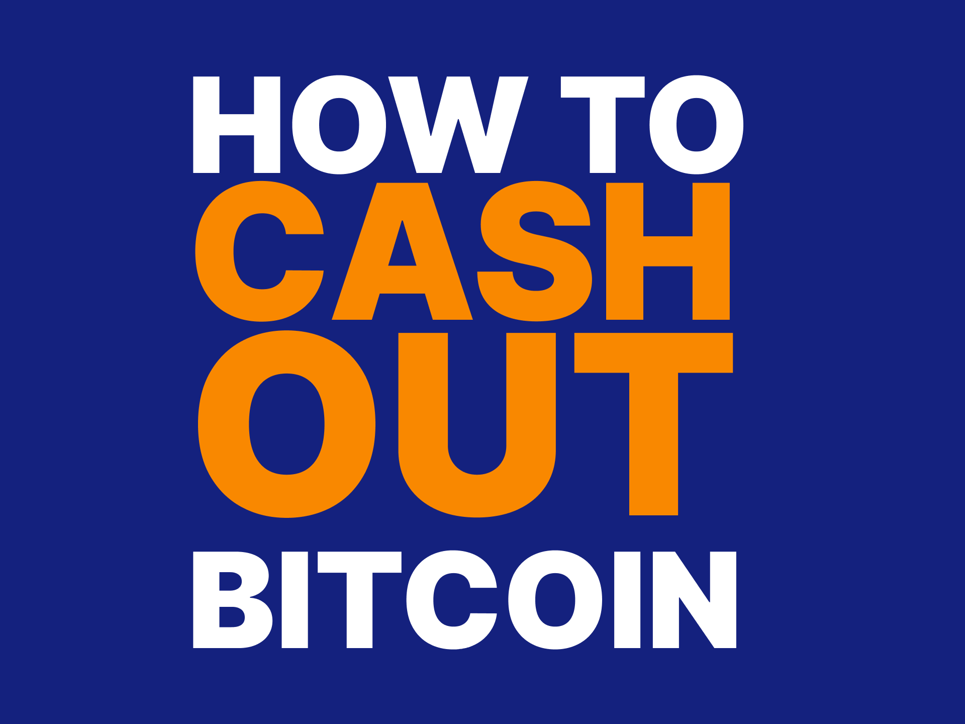 How to Cash Out Large Amounts of Bitcoin - Crypto Head