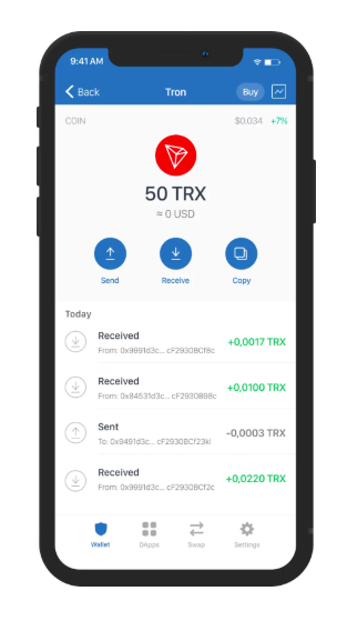 ‎Tronlink: TRX & BTT Wallet on the App Store