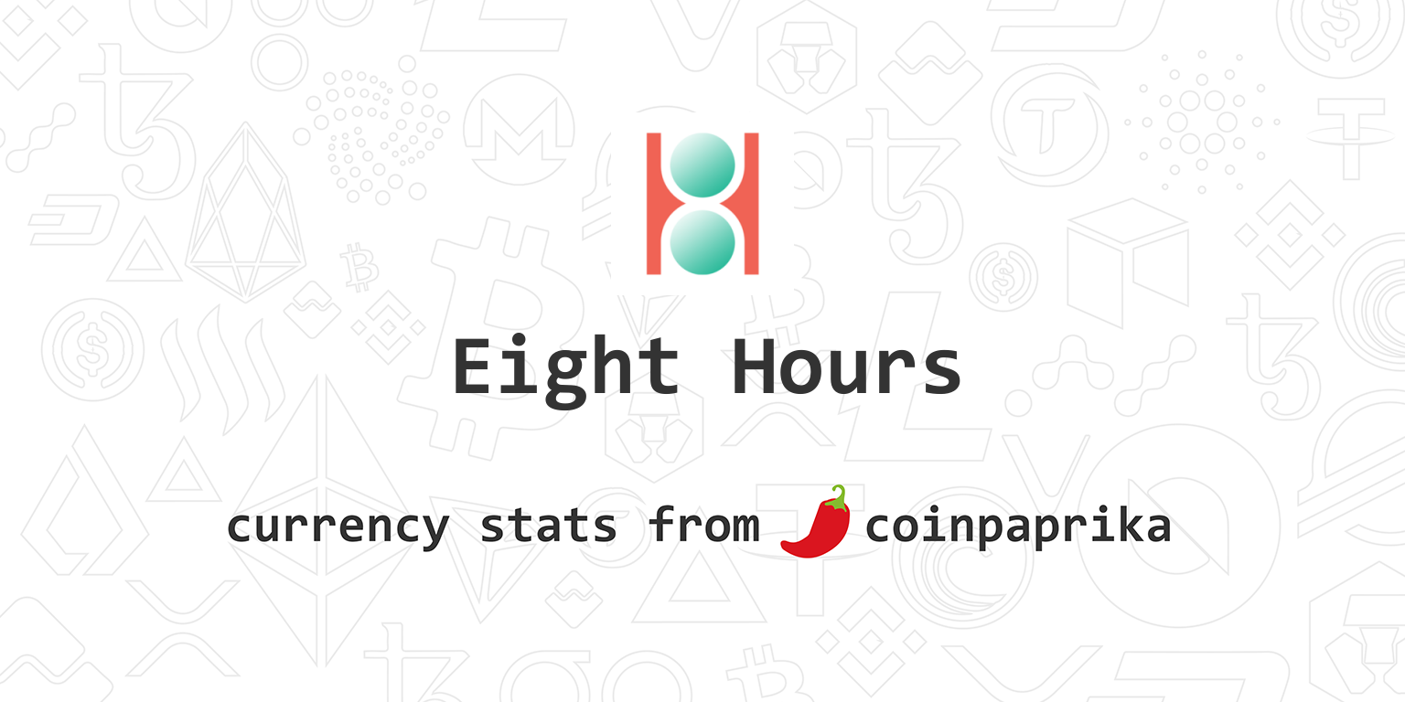 Eight Hours Price, Info, EHRT to USD converter