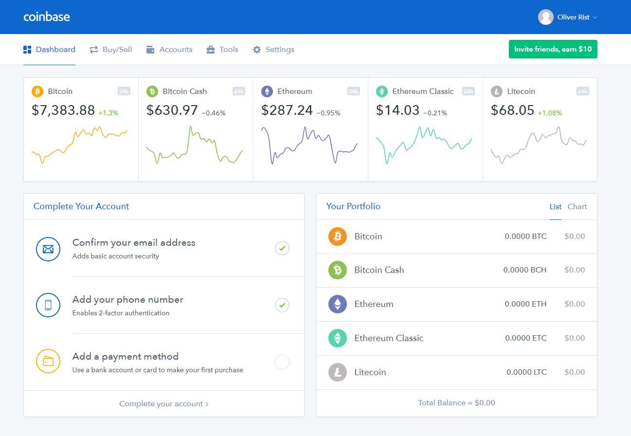 Coinbase Bitcoin Exchange - Official Review 