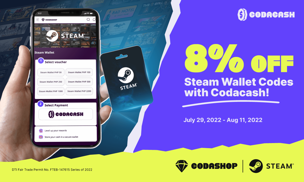 Cheap Steam Wallet and Gift Cards. Use the code SUMMERDEAL for extra discount