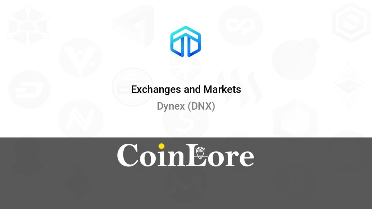 Guest Post by Dynex: Dynex: How to Setup a Node and Local DNX Wallet | CoinMarketCap