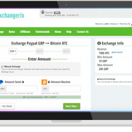 E-currency Exchanger Script ver. 1