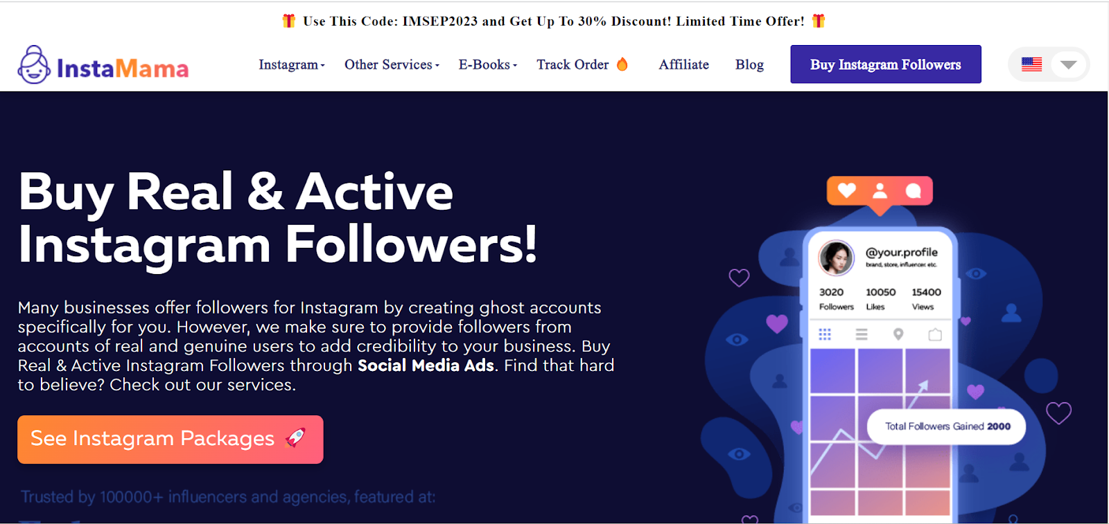 Free Instagram Followers | % Real & Active Followers