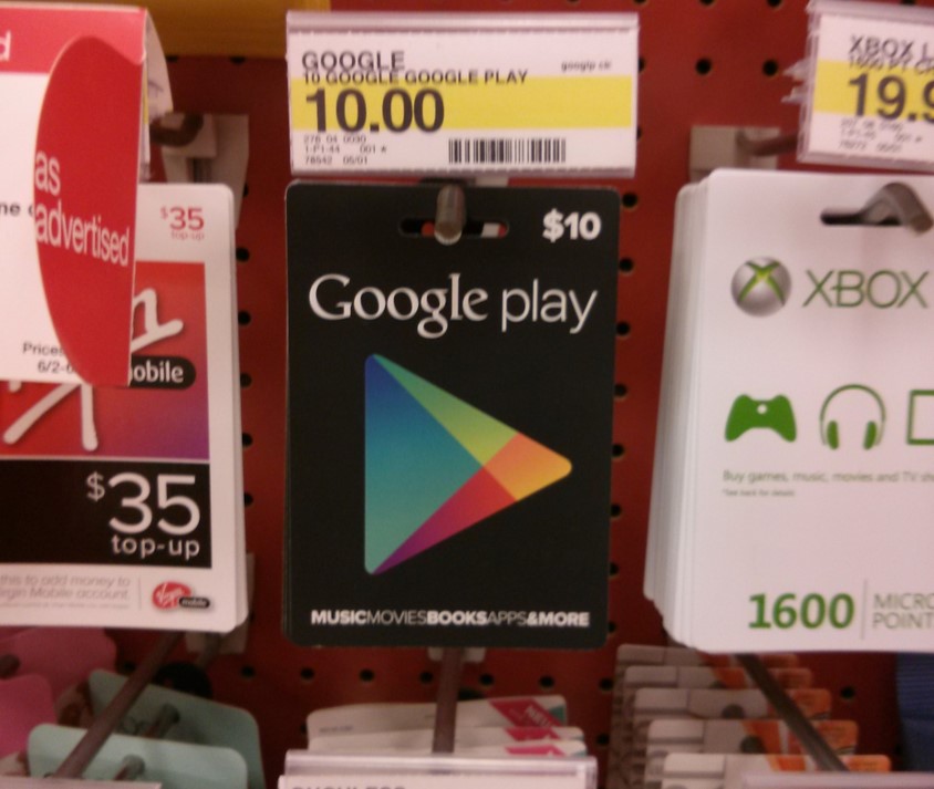 Google play gift card 25$ Canada Only alternatives