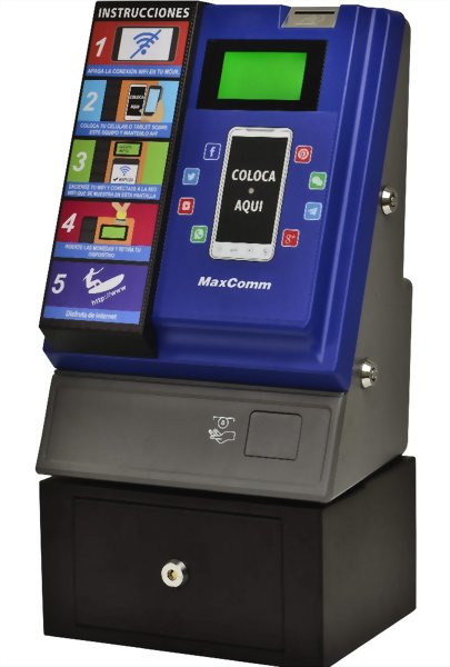 Tap Coin WiFi Hotspot Pay Terminal Kiosk WIFI-A | MaxComm