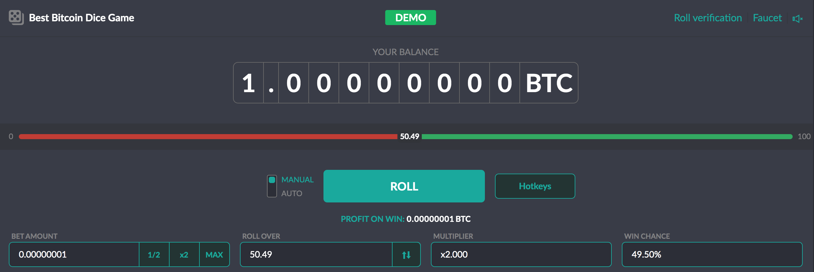 Top Bitcoin Dice Games · GitHub