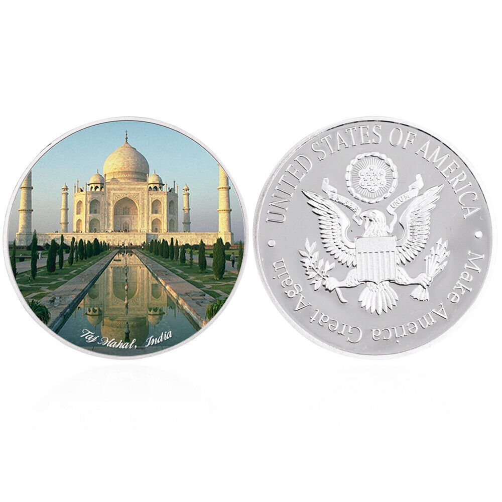 TAJ MAHAL 3 Oz Silver Coin 10$ Solomon Islands 