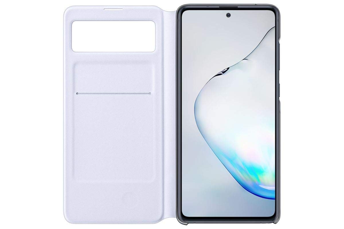 Official Samsung Galaxy Note 10 Lite S-View Flip Cover Case - White