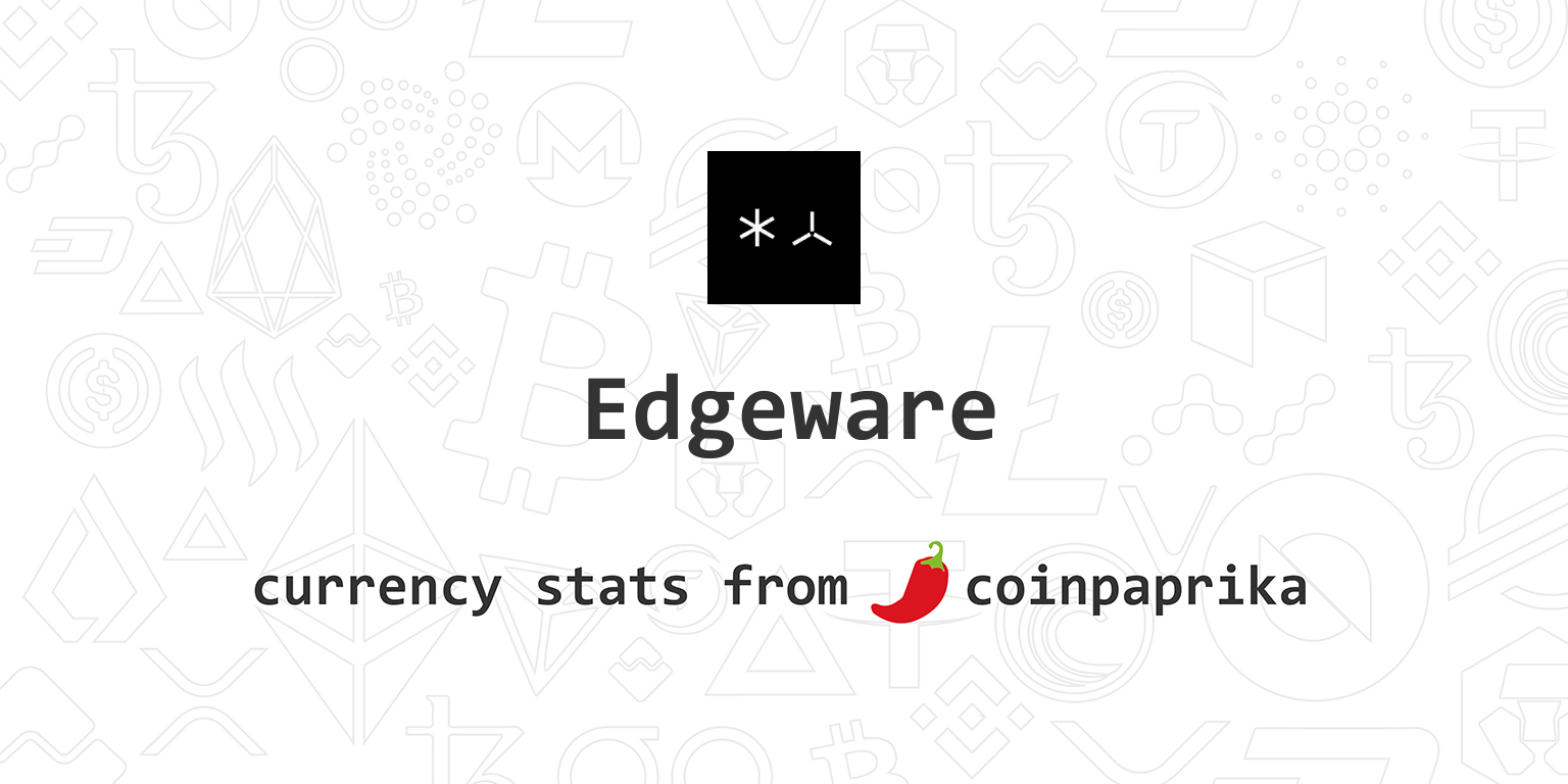 Edgeware Exchanges - Buy, Sell & Trade EDG | CoinCodex