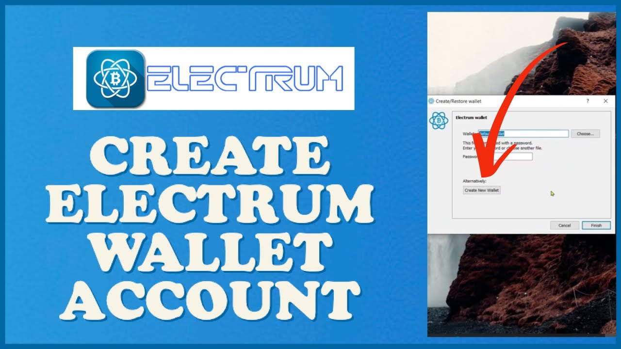 How to create a new Electrum wallet file – Bitcoin Electrum