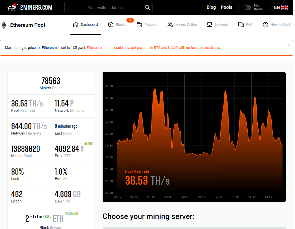 Mining Pool Stats