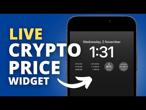 Best Crypto Price Widget Apps For iPhone's Home Screen In - iOS Hacker