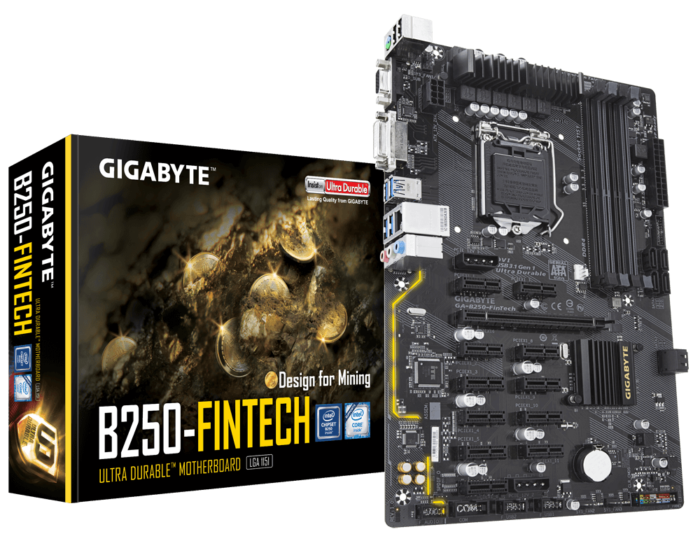 Gigabyte GA-BFinTech LGA Mining Motherboard | PC ROOM