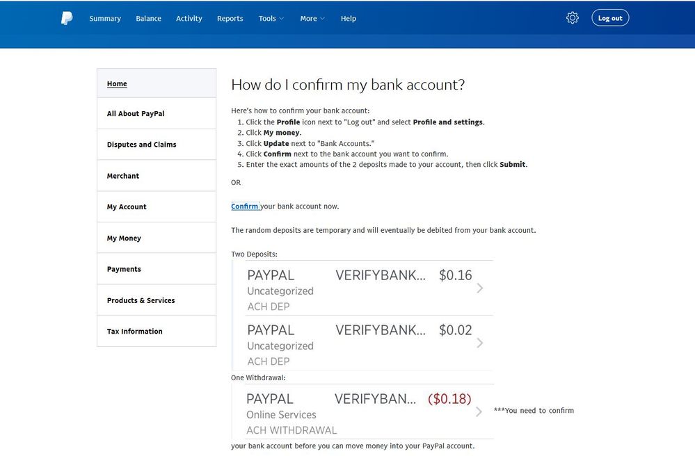 How to Confirm Bank Account on PayPal