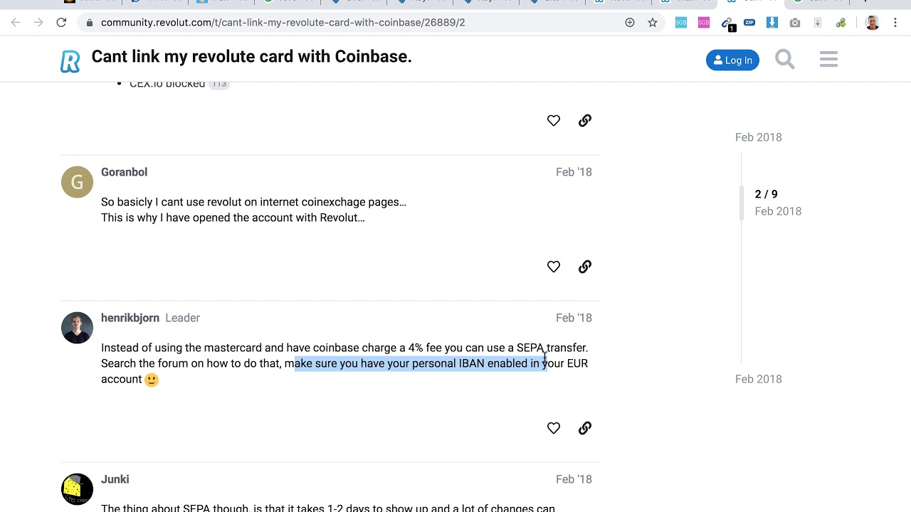 Coinbase to Revolut - #18 by oliverouten - Revolut Community