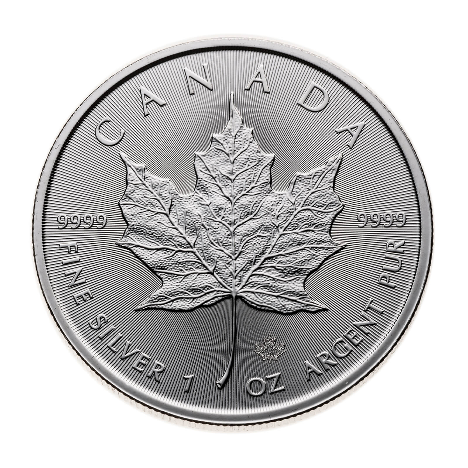 Bullion List - Silver - 1oz Silver Canadian Maple Leaf 