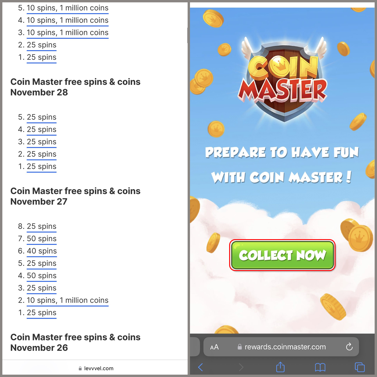 Coin Master: Latest Free Spin Links March 