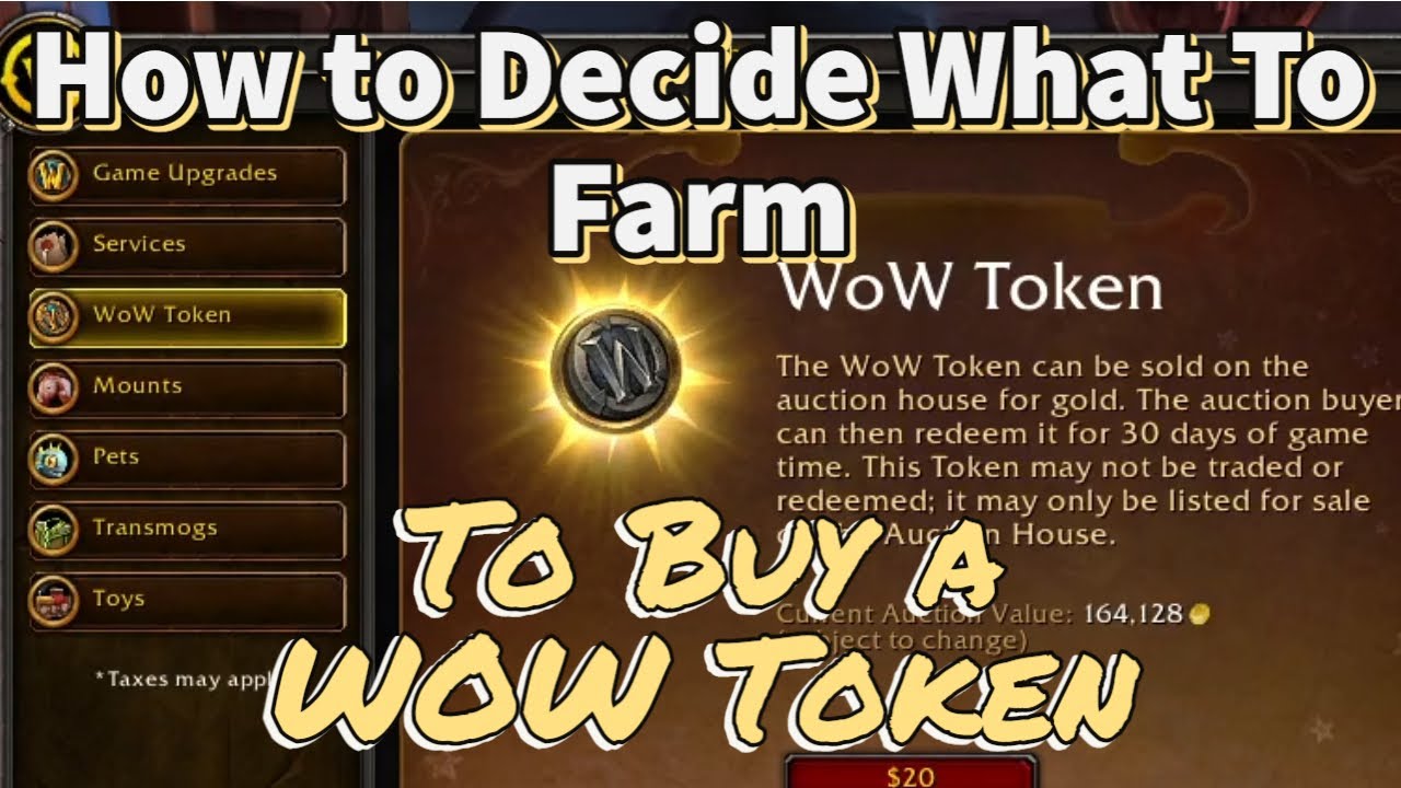 Restriction on Purchase of WoW Token, WoW Hotfixes - November 17, 